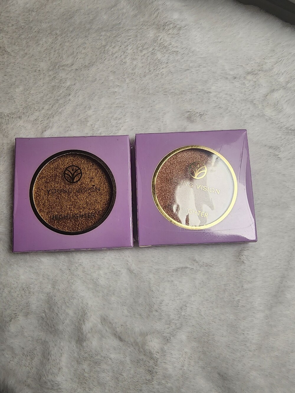 2 Pk Young Vision Highlighter - Shimmery Bronze Glow